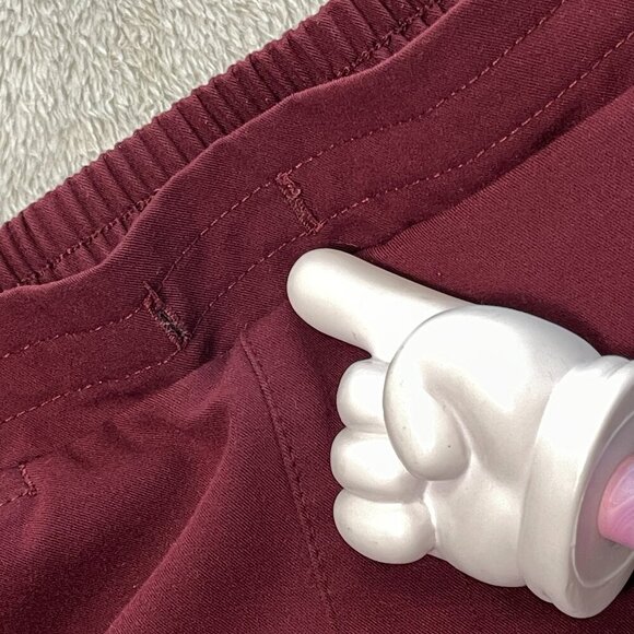 FIGS Women's Scrub Pants XS‎ Comfort Waistband Workwear Burgundy Nurse Hospital - Picture 15 of 16